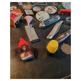 Lot of Vintage Smalls, Pins, Watches, Pocket knives, and much much more