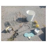 Outdoor Garden Lot, Plant Hooks, Bird Houses, Humming bird feeders and more