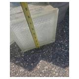 Glass Blocks and Wash Tub