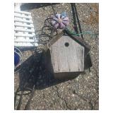 Garden Lot Plant Hooks, Bird Houses, Wooden Windmill Blade and more