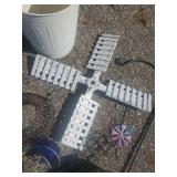 Garden Lot Plant Hooks, Bird Houses, Wooden Windmill Blade and more
