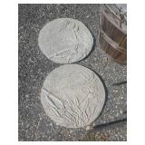 Garden Lot Plant Hooks, Bird Houses, Cool Vintage Vanity Stool, Stepping Stones and more