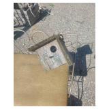 Garden Lot Plant Hooks, Bird Houses, Cool Vintage Vanity Stool, Stepping Stones and more