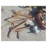 Rusty Lot of Garden Décor Nelson Bros Water Pump, Garden Tools, Horse Harnesses and much much more