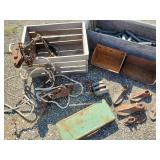Décor Lot, Shoe Forms, Pullys, Grain Scoops, Springs, and more