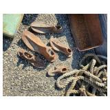 Décor Lot, Shoe Forms, Pullys, Grain Scoops, Springs, and more