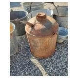 Vintage Pail / Oil funnel can Lot  great décor Make them into Planters