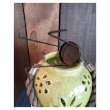 Home Décor Lot Plant Stand, Metal Sign, Candle holder and more
