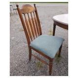 Wooden Table and 3 Chairs in good Solid condition