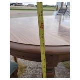 Wooden Table and 3 Chairs in good Solid condition