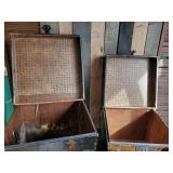 2 Oriental Boxes with unique Shape