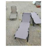 3 folding Lawn Chairs Good condition