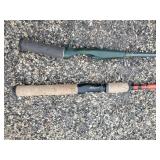 Fishing Rods one with reel  Ugly Stik, Shakespear, and others