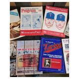 Twins Memorabilia magazines and programs