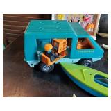 Lot of Vintage Kids Toys  Fisher Price, Box of Cars and more