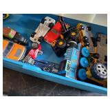 Lot of Vintage Kids Toys  Fisher Price, Box of Cars and more