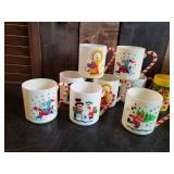 Lot of small Plastic and Hard Plastic Childrens cups, Mickey mouse, Minnie Mouse and more