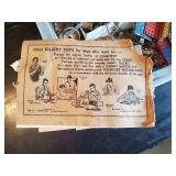 Vintage Erector Set Parts and Pieces with instruction manual