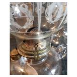 4 vintage Glass Lanterns in good condition