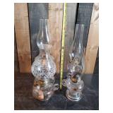 4 vintage Glass Lanterns in good condition