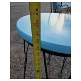 Cool Vintage refurbished Ice Cream Parlor Table and Chairs