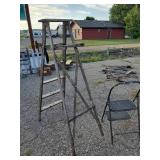 Painting step Ladder and folding Step Stool