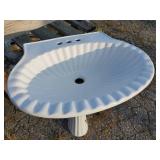 Beautiful Shell Style Sink and base