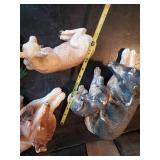 Lawn and garden décor, Angels, Dogs, Deer, Sheep and others