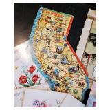 Vintage Lot of Various Greeting Cards, some with writing in them