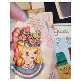 Vintage Lot of Various Greeting Cards, some with writing in them