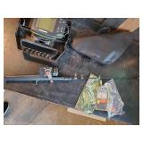 Hummingbird depth finder and telescope fishing rod and more