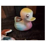 vintage Chalkware wall hanging décor and planters