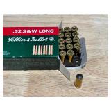 Sellier & Bellot .32 Smith & Wesson Long Wad Cutter 50 Rounds