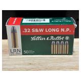 Sellier & Bellot .32 Smith & Wesson Long Lead Round Nose 50 Rounds