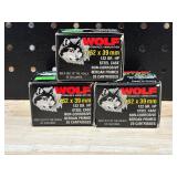 Wolf 7.62 x 39 Steel Case 60 Rounds