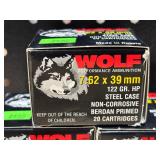 Wolf 7.62 x 39 Steel Case 60 Rounds