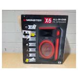 Monster X6 All-in-One PA Bluetooth Speaker System