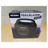 ION Audio iSP165B Trailblazer Roar All Weather Bluetooth 5.2 Wireless Speaker Rechargeable FM Radio6.5in.Woofer2x2.5in.tweeters