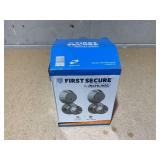 First Secure by Schlage Deadbolt and Keyed Entry Rigsby Knob, 2PK in Stainless Steel