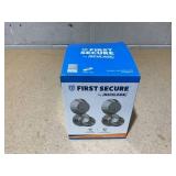 First Secure by Schlage Deadbolt and Keyed Entry Rigsby Knob, 2PK in Stainless Steel