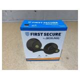 First Secure by Schlage Deadbolt and Keyed Entry Presley Lever Bronze
