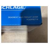 First Secure by Schlage Deadbolt and Keyed Entry Presley Lever Bronze