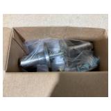 First Secure by Schlage Deadbolt and Keyed Entry Presley Lever Silver
