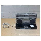 ION Retro Glow Bluetooth Cassette/Radio Boom Box with LED Lights, Translucent, RETROGLOWXUS DEMO MODEL