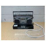 ION Retro Glow Bluetooth Cassette/Radio Boom Box with LED Lights, Translucent, RETROGLOWXUS DEMO MODEL