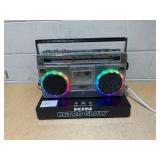 ION Retro Glow Bluetooth Cassette/Radio Boom Box with LED Lights, Translucent, RETROGLOWXUS DEMO MODEL