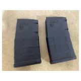 LOT OF 2 PMAG 20 LR/SR GEN M3