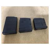 LOT OF 3 Miscellaneous PMAG Magazines ALL 7.62