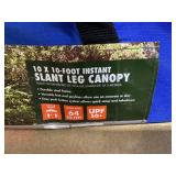 Ozark Trail 10x10 Instant Slant Leg Pop Up Canopy Tent  Pop-Up Outdoor Shelter for Camping, Tailgating & Beach