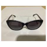 Coach HC8365U Universal Fit Sunglasses, Black/Transparent Grey/Grey Gradient, 55 mm